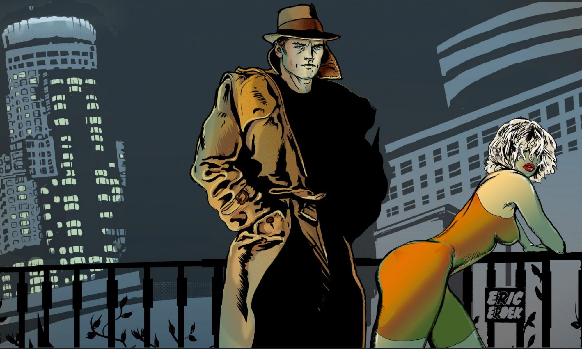 Espresso Detective Comic